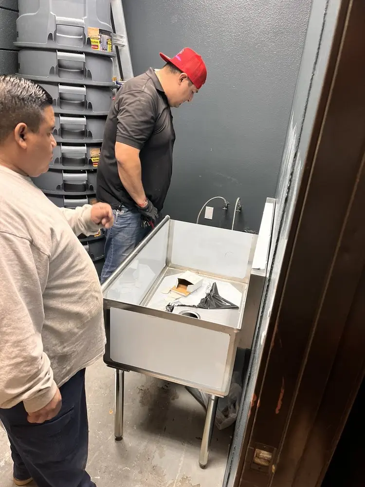 Commercial plumbing and sink installation in Summerdale